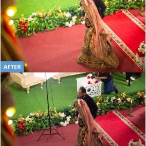 neat & clean high-quality Wedding photo editing by Nijol Creative Photography